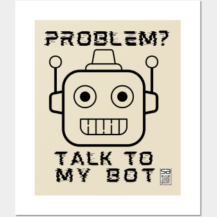 Talk to my Bot Posters and Art